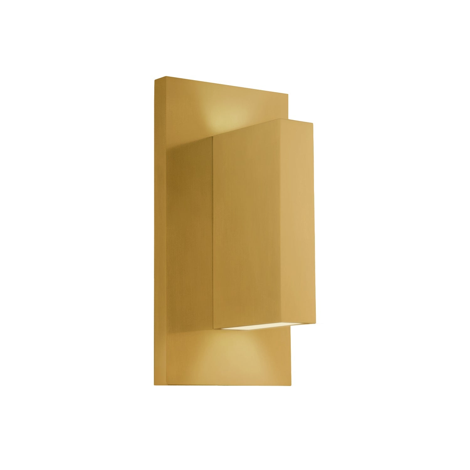 Vista 9-in Wall Sconce — Brushed Gold