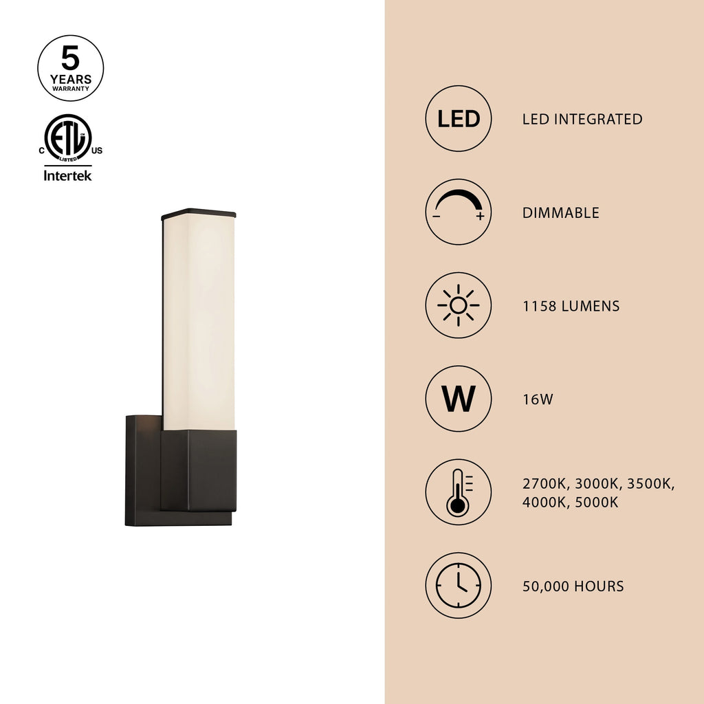 Vivi 14-in Wall/Vanity Light