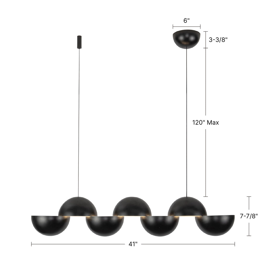 Void 41-in Linear Pendant