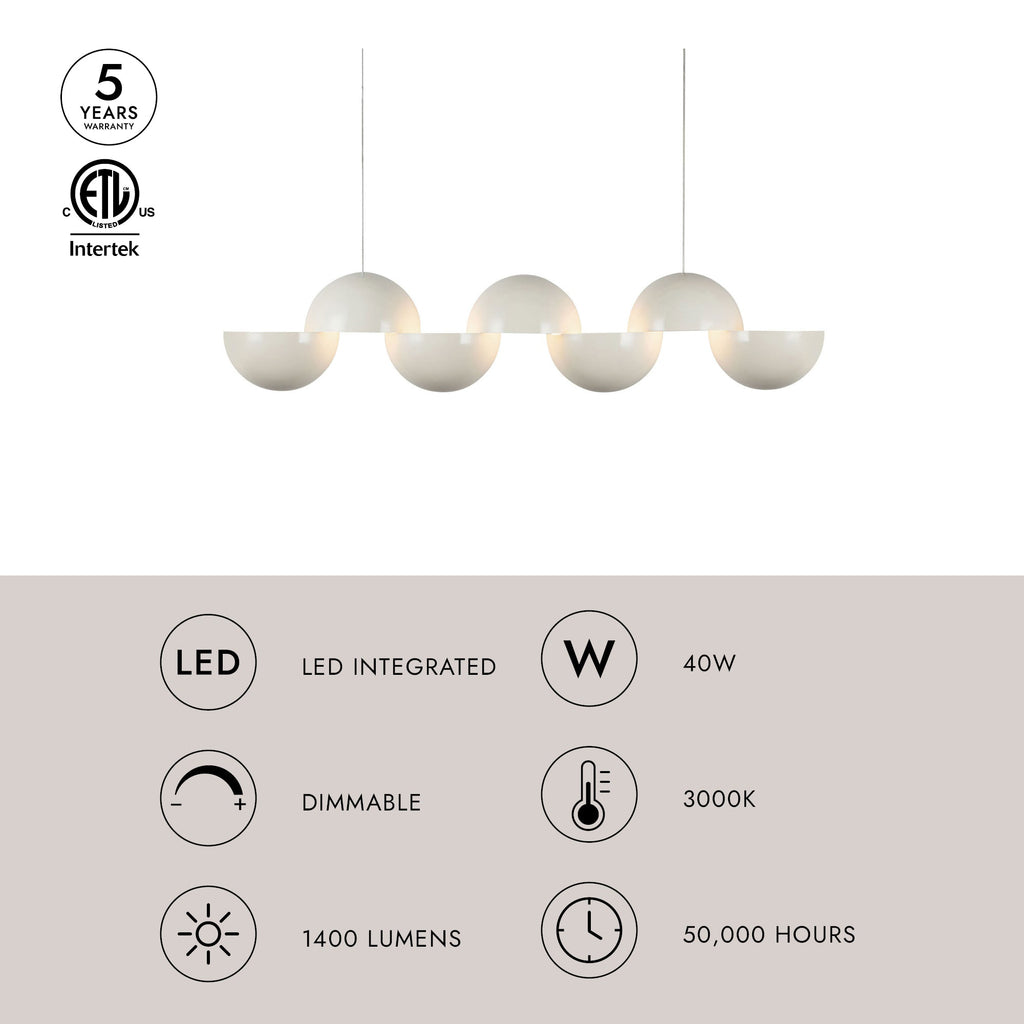 Void 41-in Linear Pendant