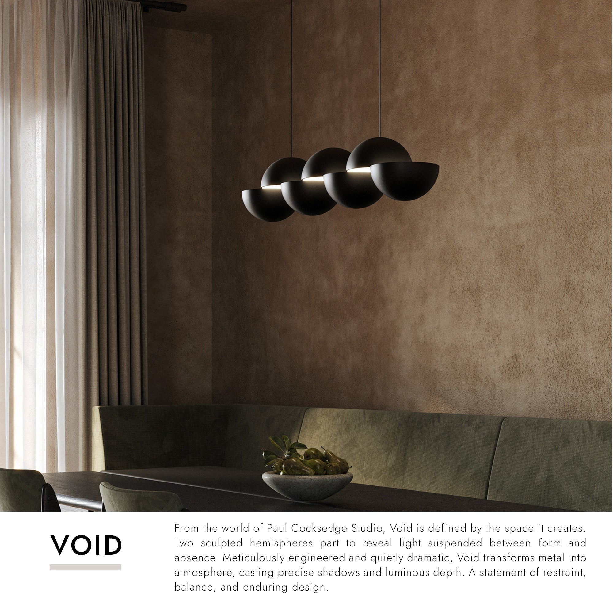 Void 41-in Linear Pendant