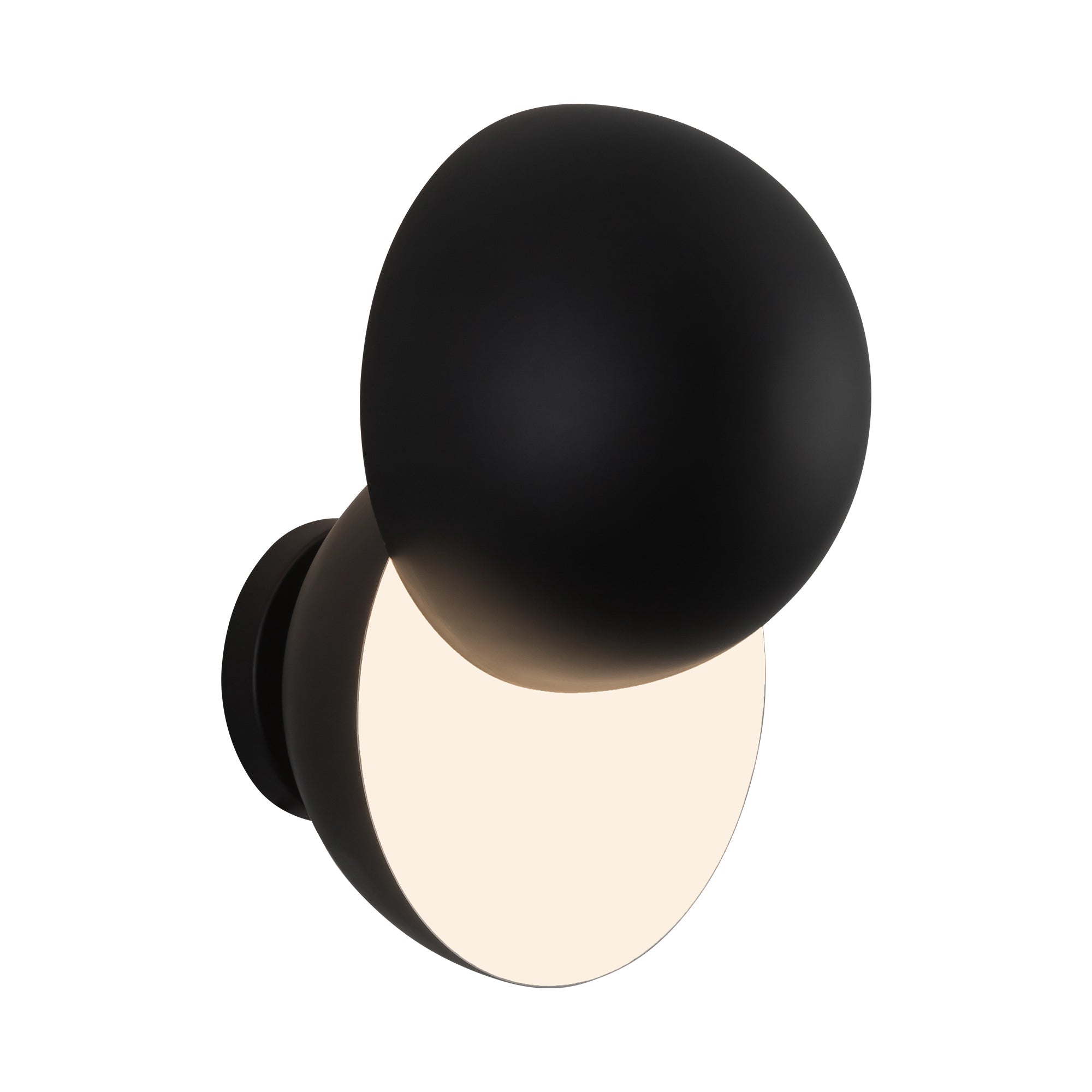 Void 12-in Wall Sconce — Black