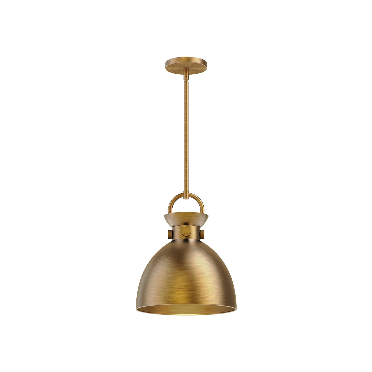 Waldo 11-in Pendant — Aged Gold