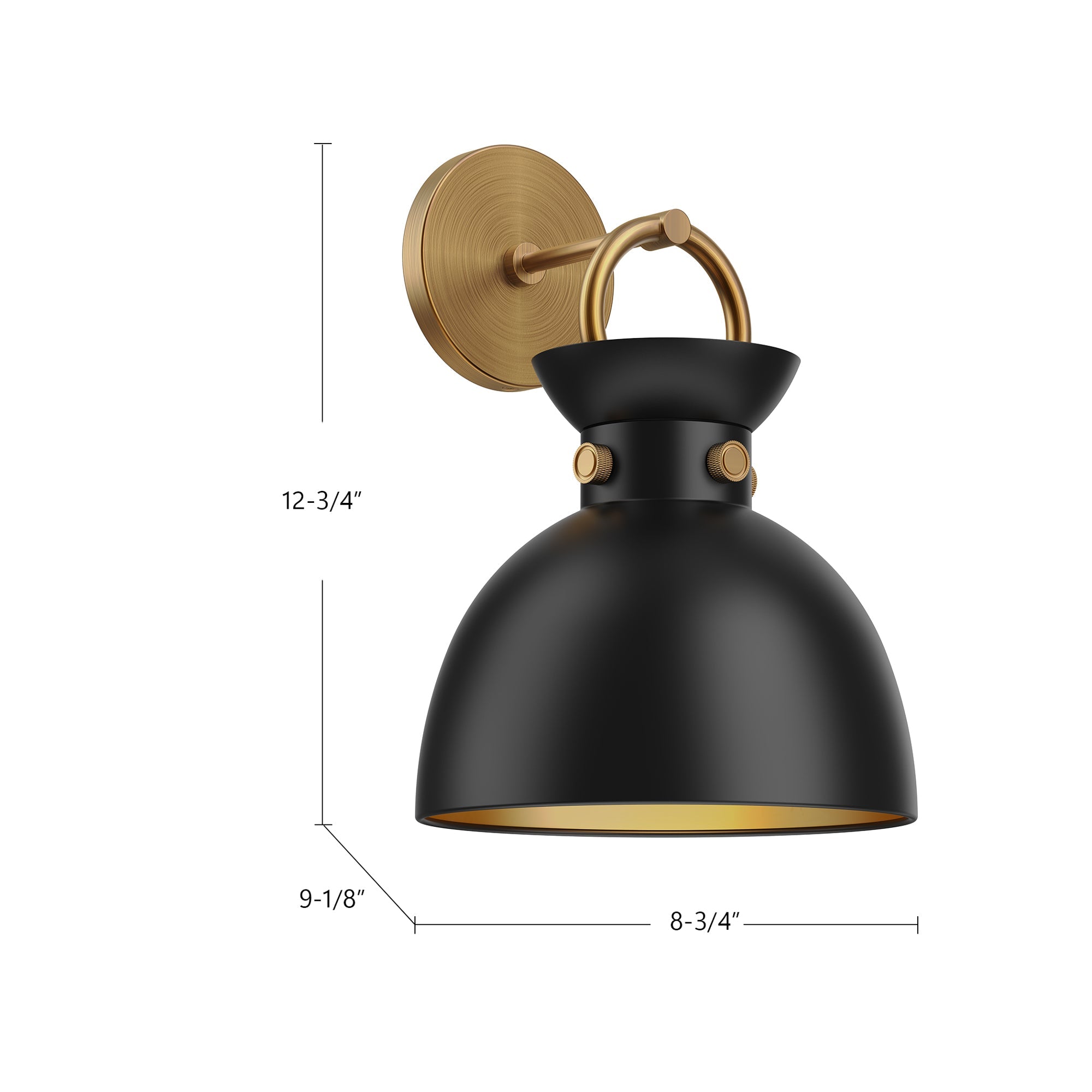 Waldo 9-in Wall/Vanity Light