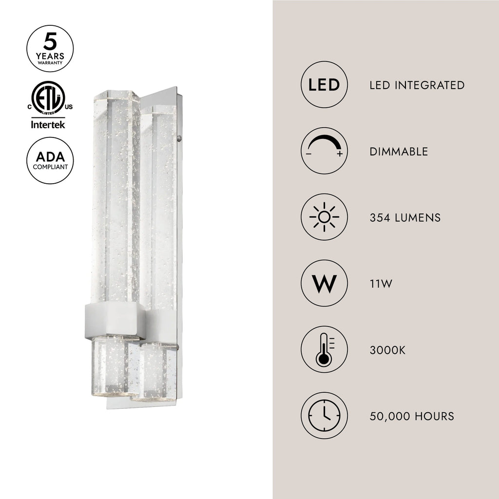 Warwick 15-in Wall Sconce
