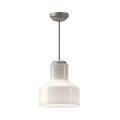 Westlake 11-in Pendant — Brushed Nickel/Glossy Opal Glass