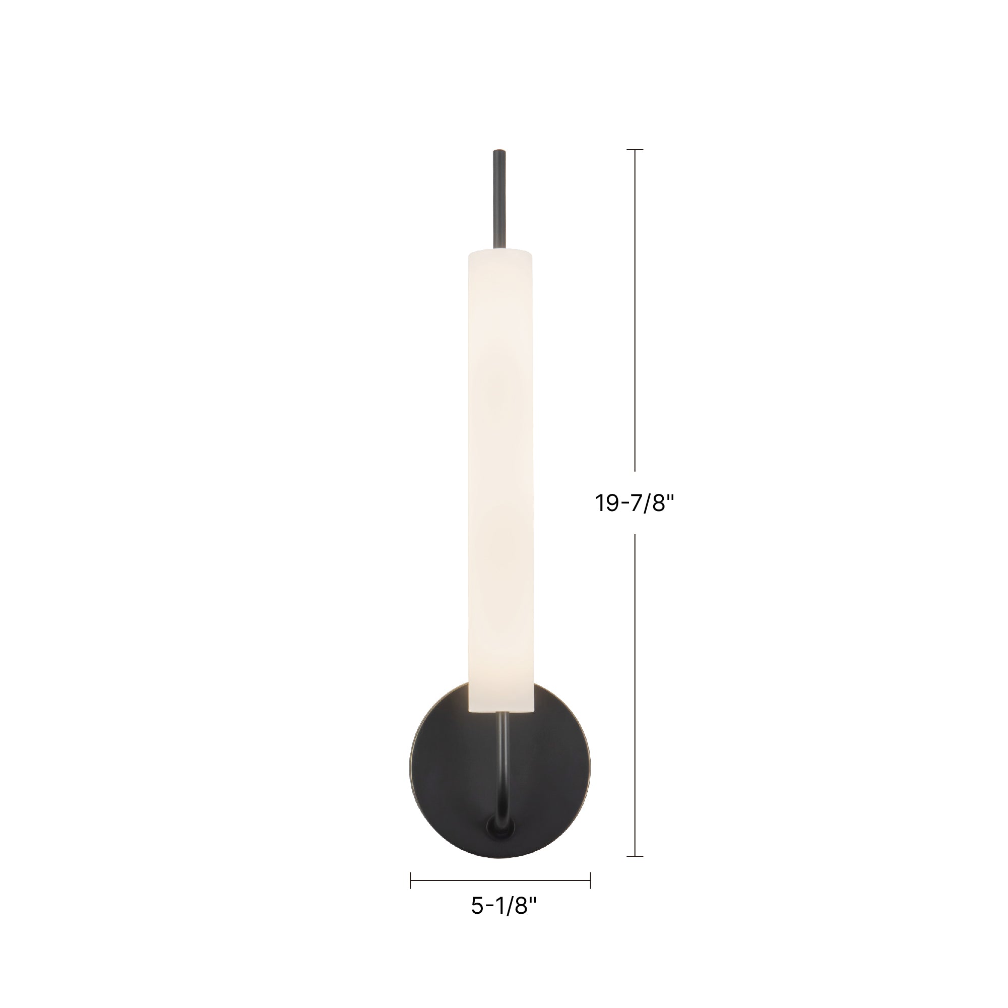 Wick 20-in Wall Sconce