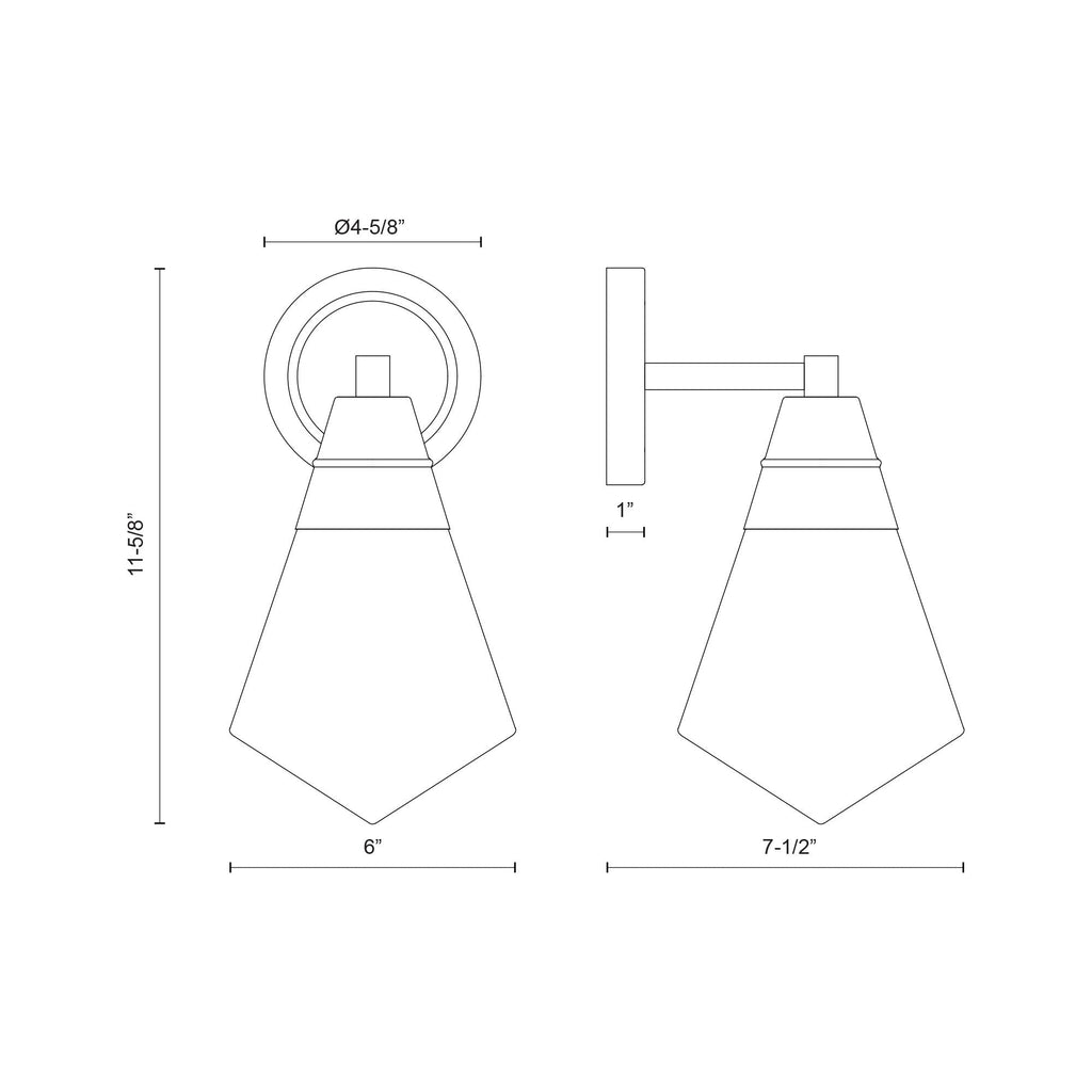 Willard 6-in Wall/Vanity Light