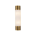 Willard 18-in Wall/Vanity Light — Vintage Brass/Opal Matte Glass