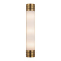 Willard 24-in Wall/Vanity Light — Vintage Brass/Opal Matte Glass