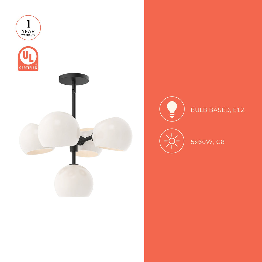 Willow 18-in Chandelier