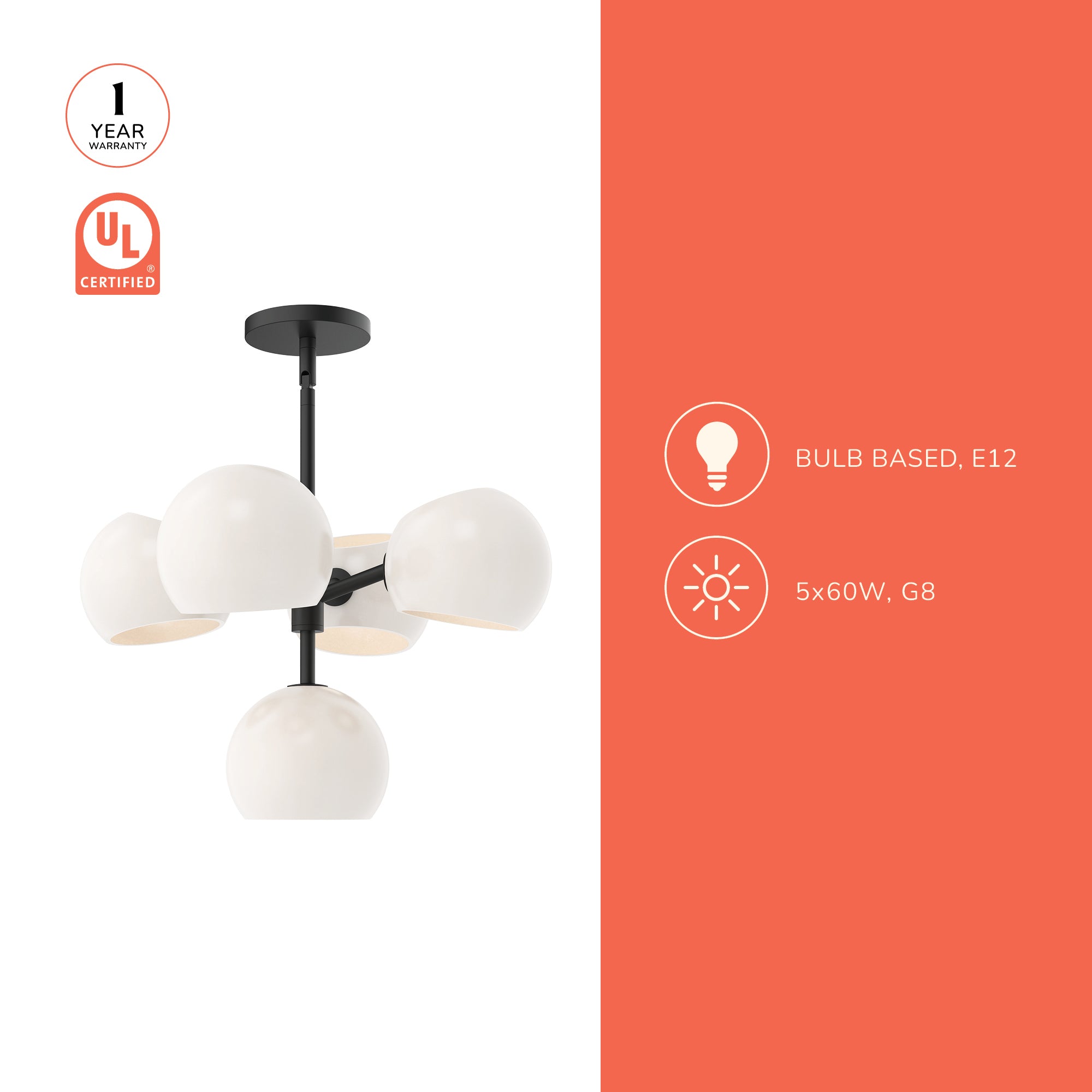 Willow 18-in Chandelier
