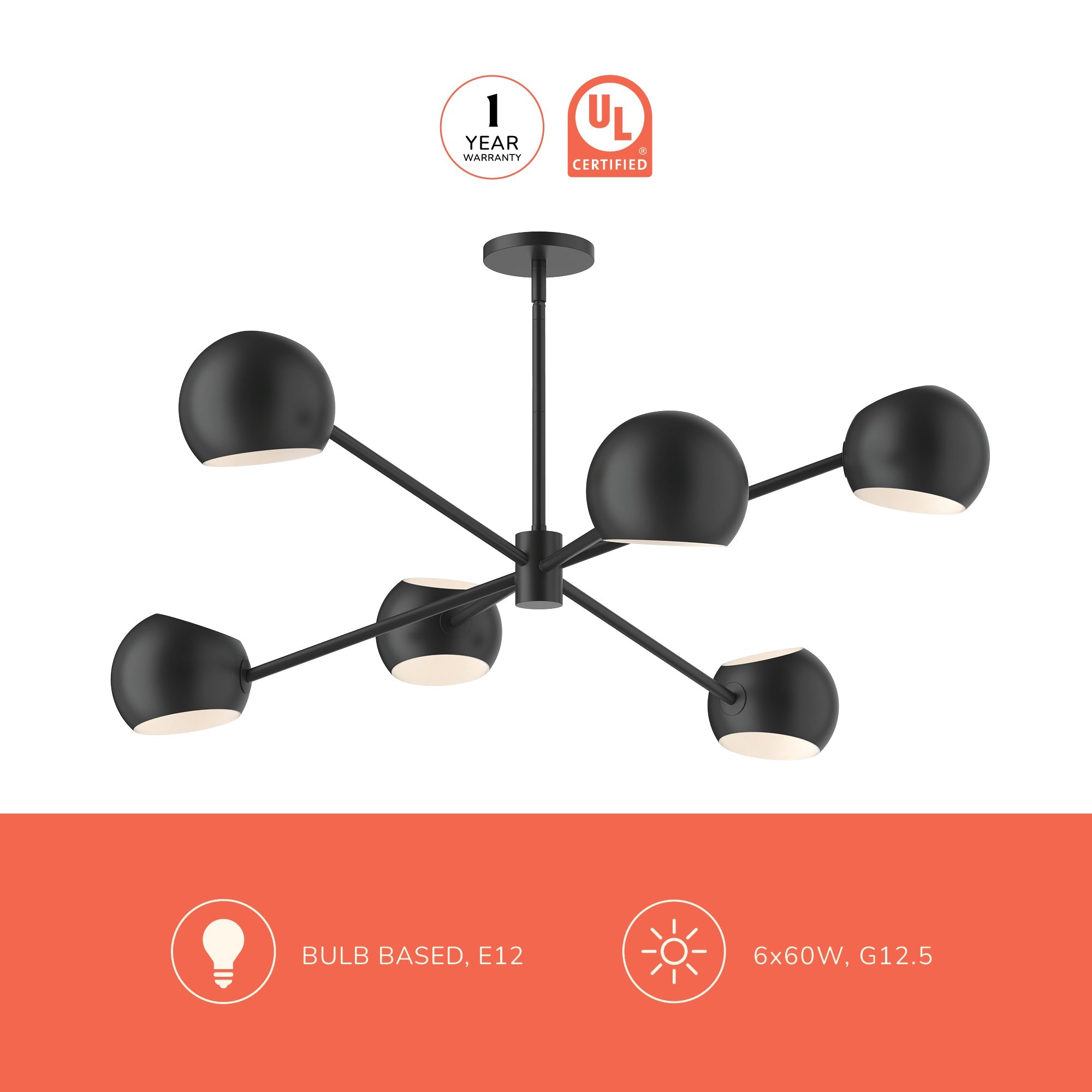 Willow 37-in Chandelier