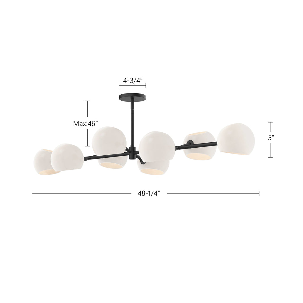 Willow 48-in Linear Pendant