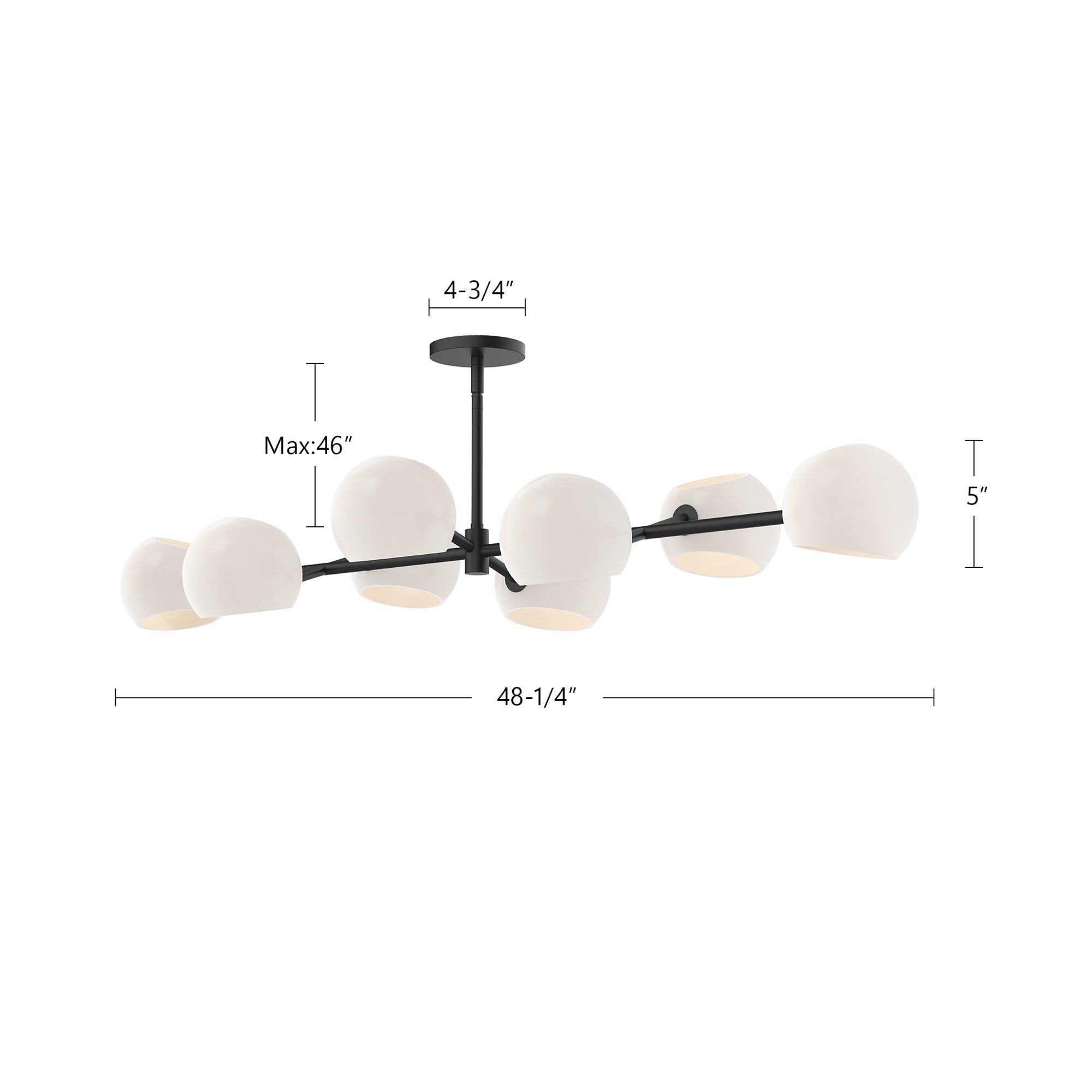 Willow 48-in Linear Pendant