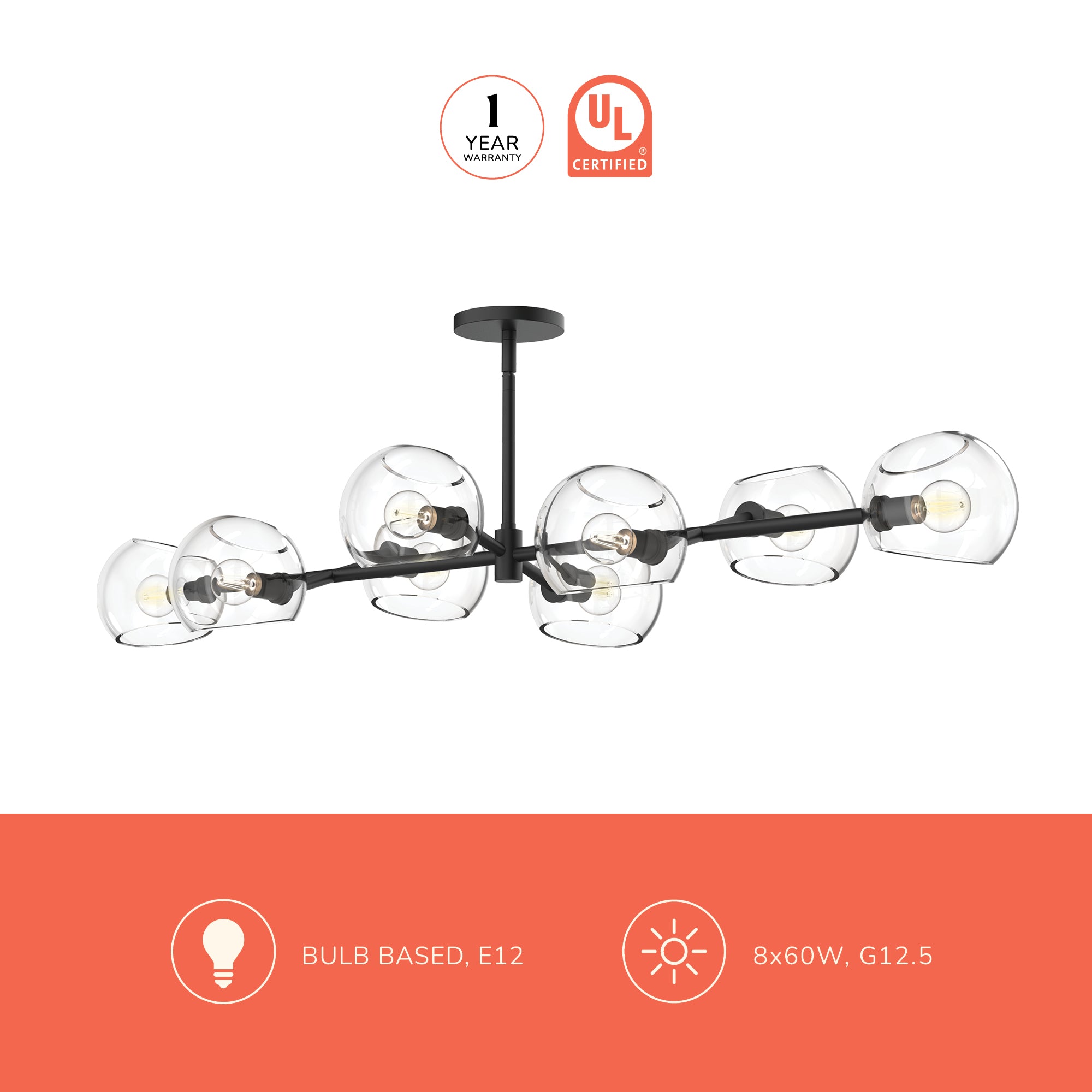 Willow 48-in Linear Pendant