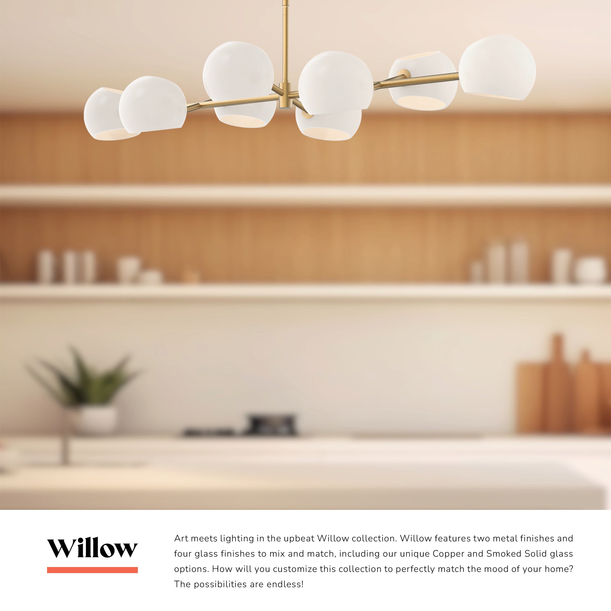 Willow 48-in Linear Pendant