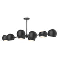 Willow 48-in Linear Pendant — Matte Black