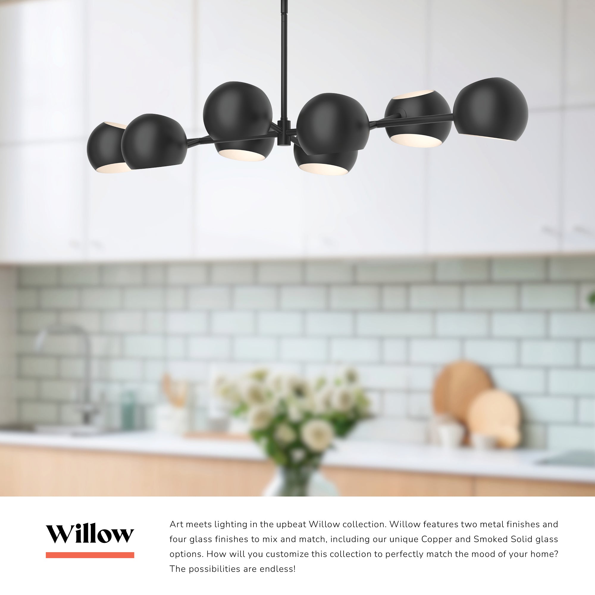 Willow 48-in Linear Pendant
