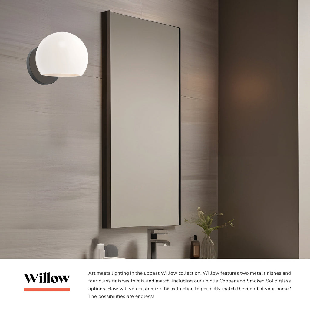 Willow 6-in Wall/Vanity Light