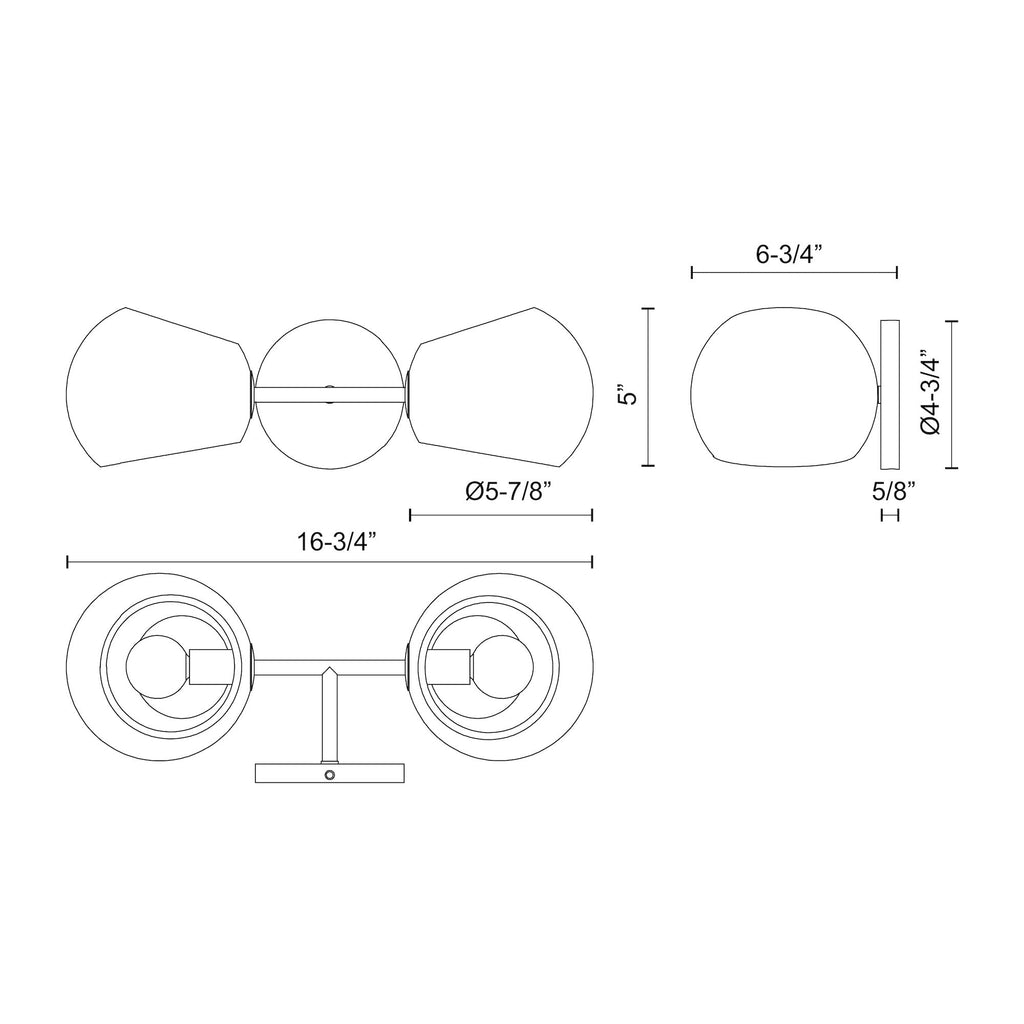 Willow 17-in Wall/Vanity Light