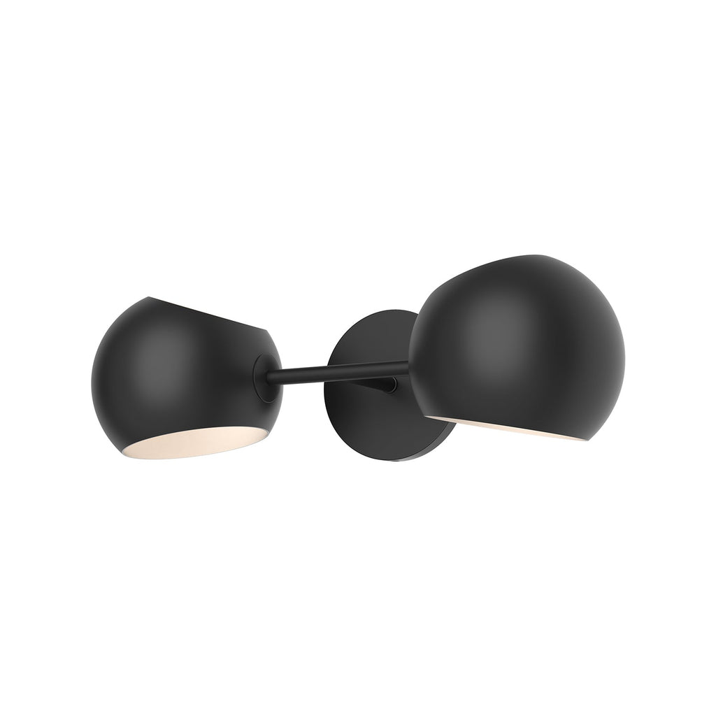 Willow 17-in Wall/Vanity Light — Matte Black