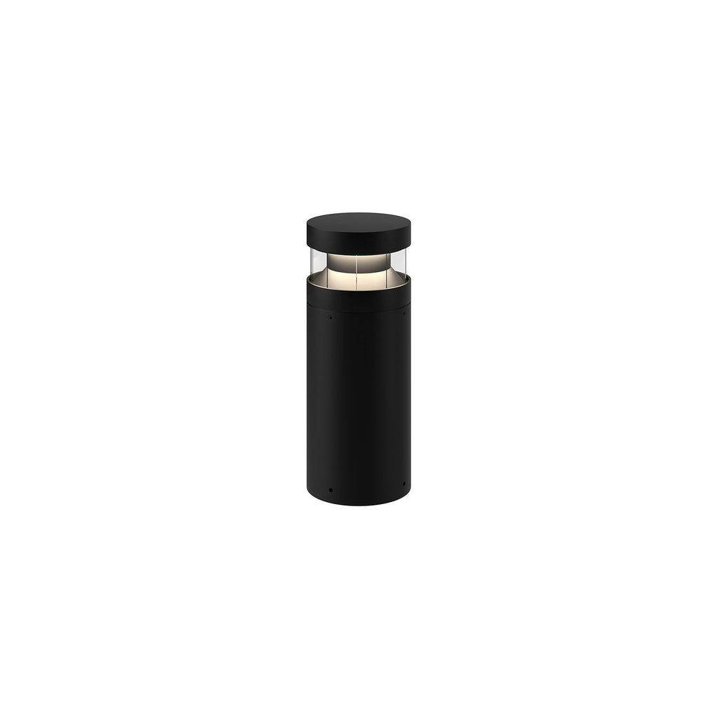 Windermere 16-in Exterior Bollard — Black [Universal Voltage]