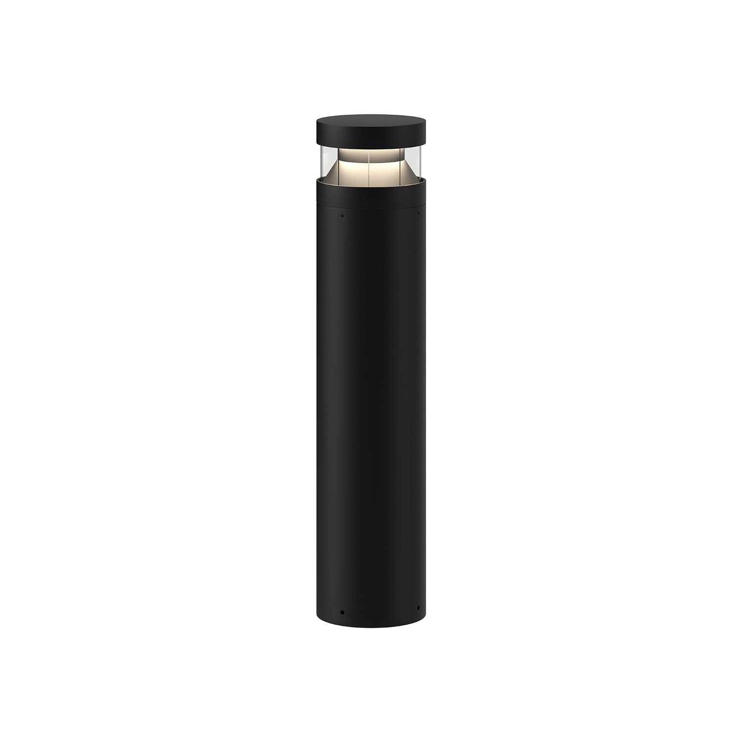 Windermere 28-in Exterior Bollard — Black [Universal Voltage]