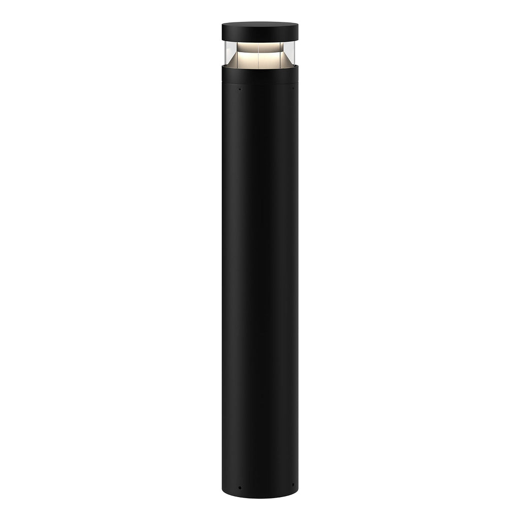 Windermere 38-in Exterior Bollard — Black [Universal Voltage]