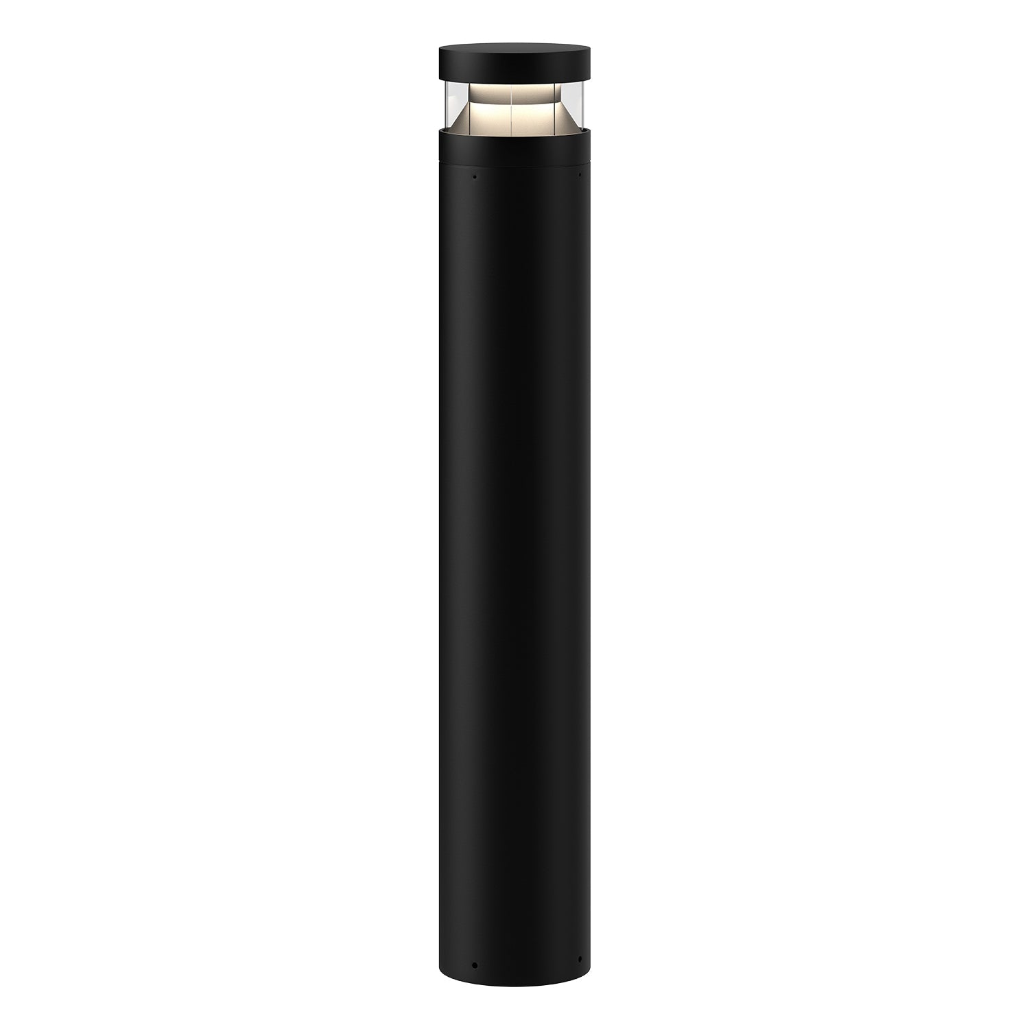 Windermere 38-in Exterior Bollard — Black [Universal Voltage]