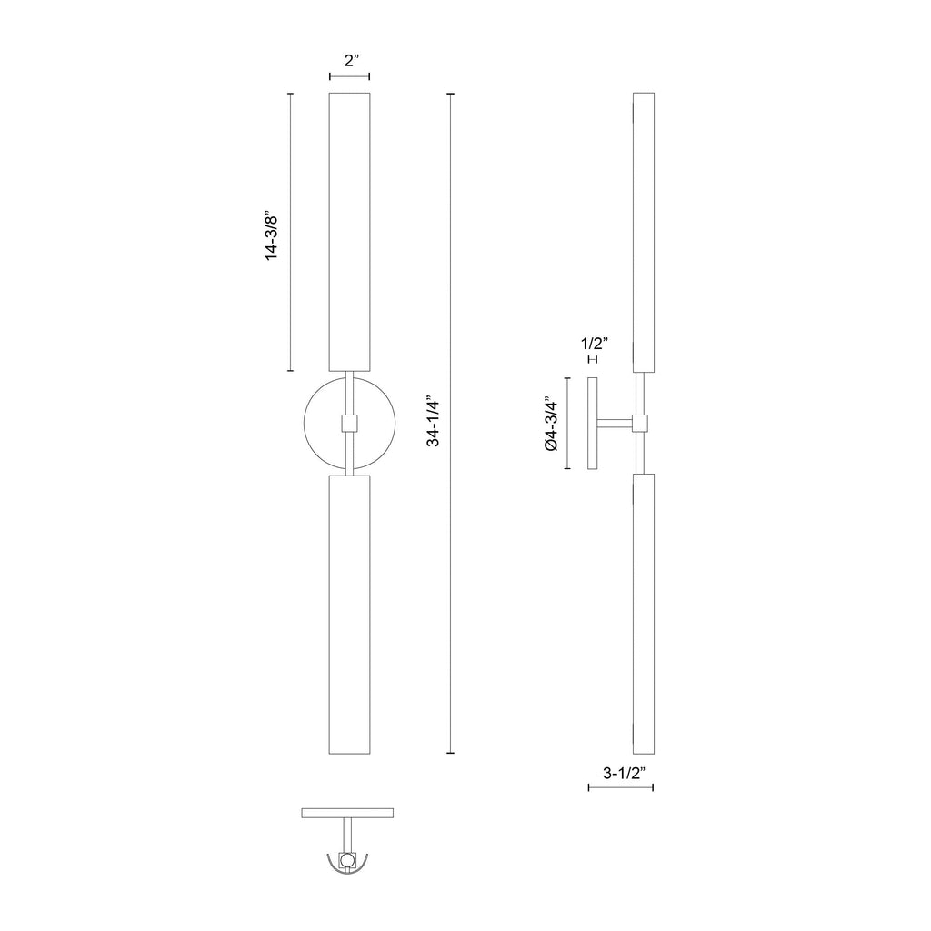 Astrid 35-in Wall/Vanity Light