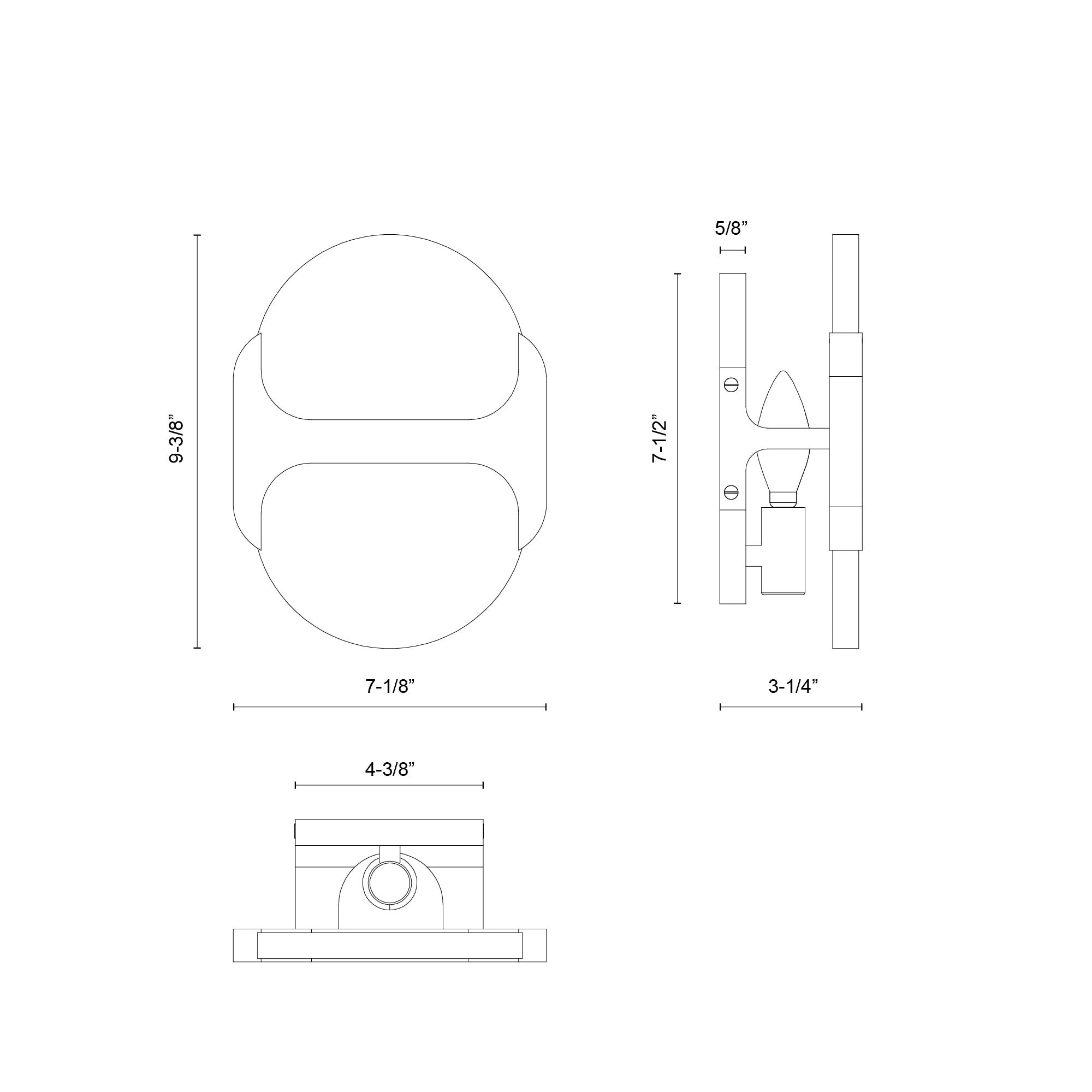 Odin 9-in Wall/Vanity Light