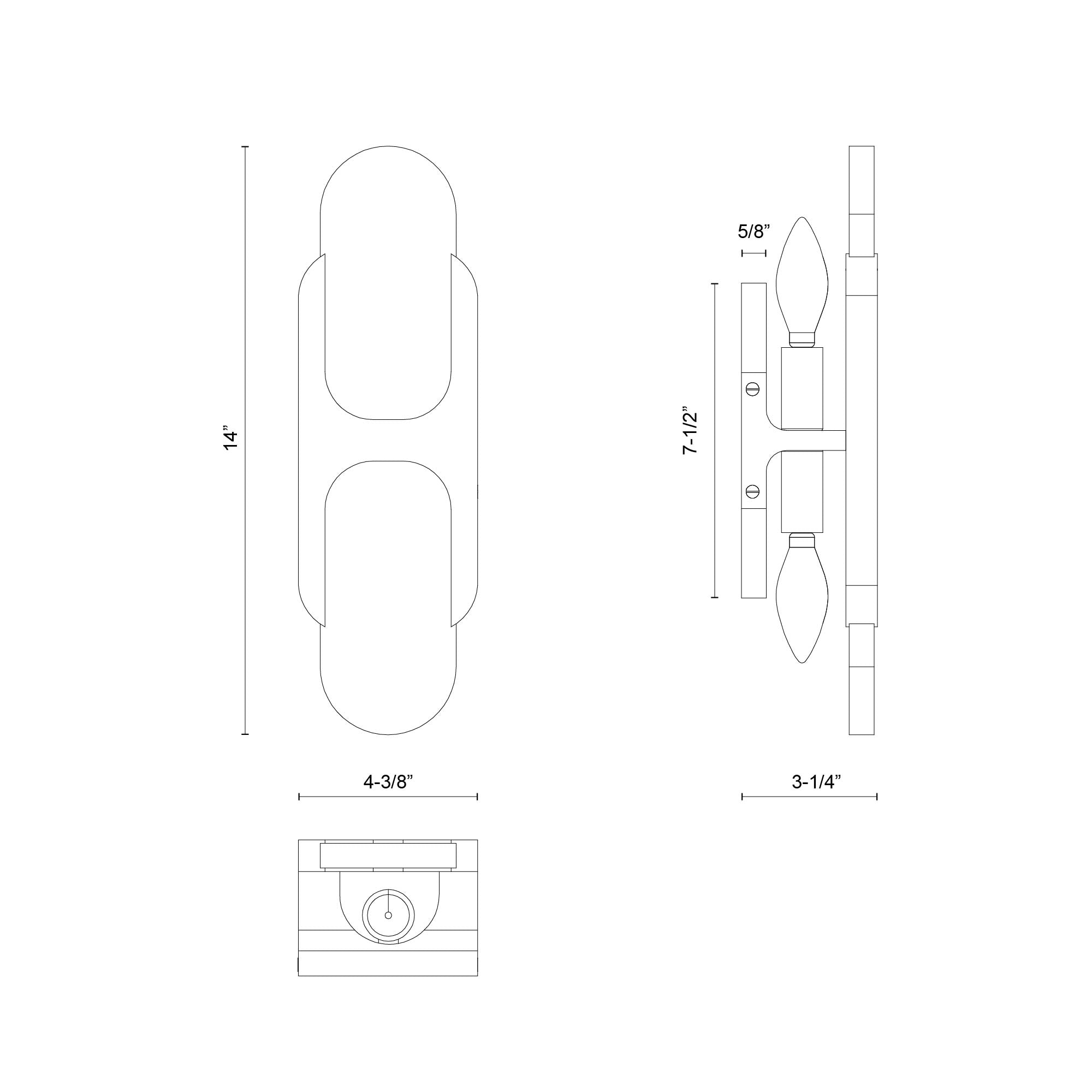 Odin 14-in Wall/Vanity Light