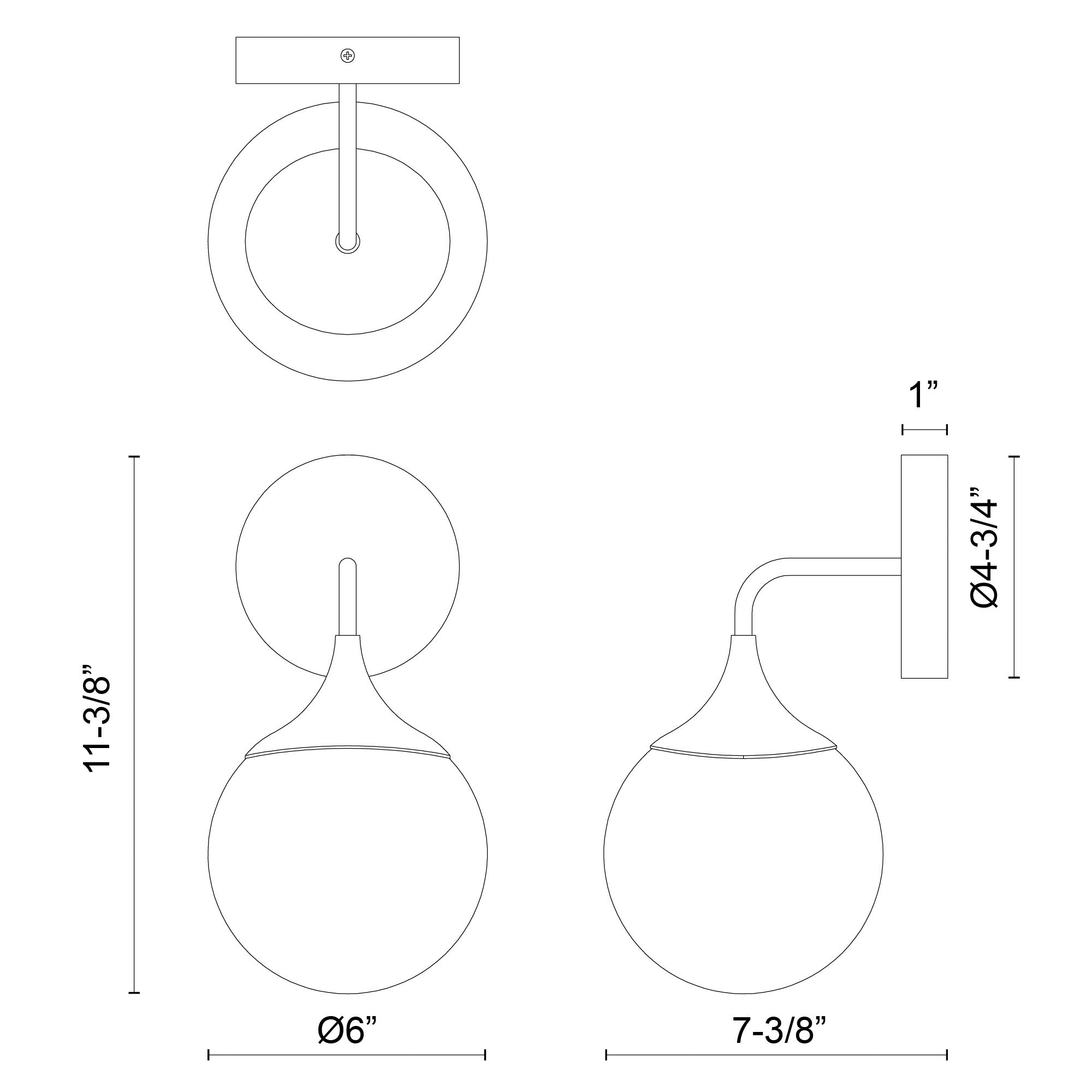 New 12-in Wall/Vanity Light