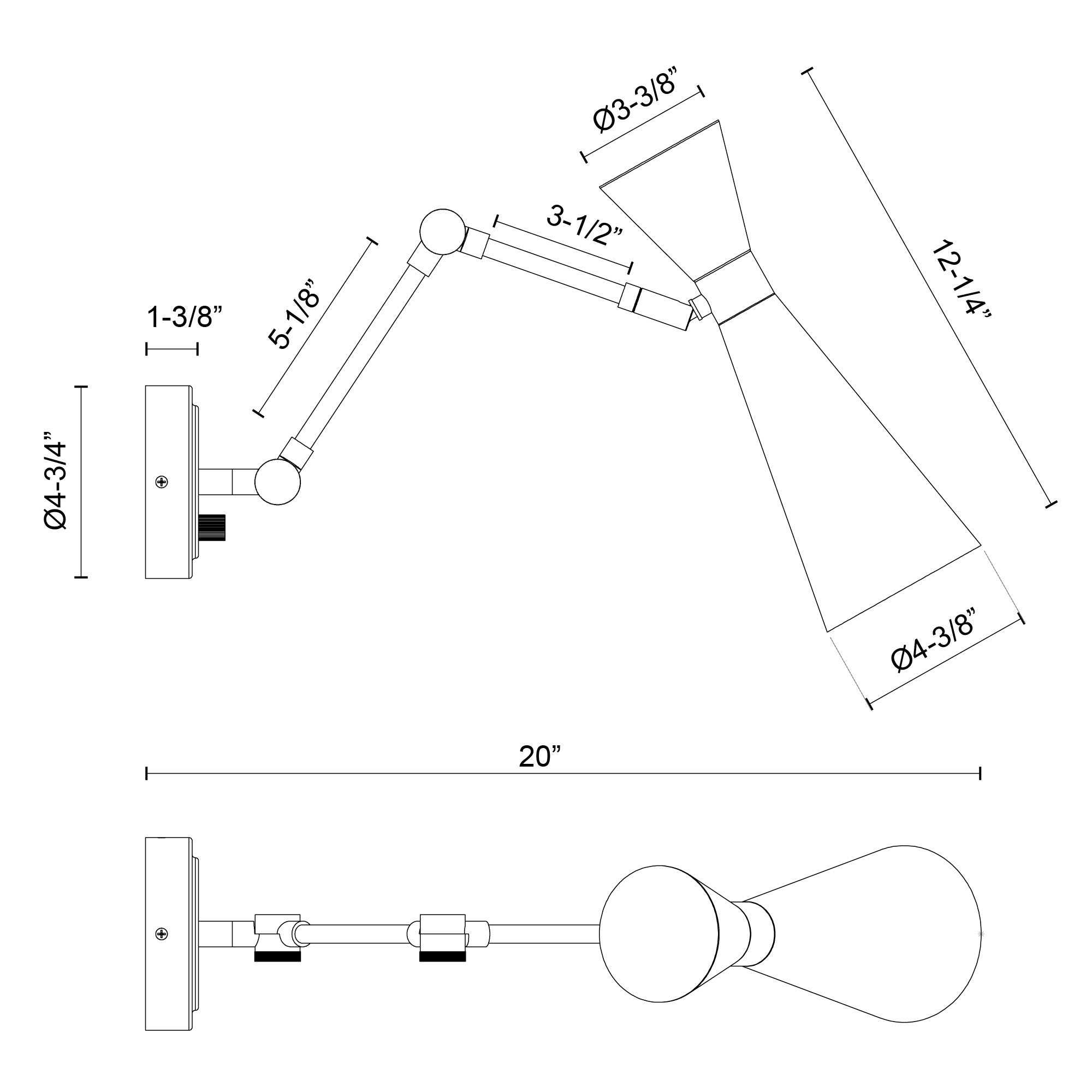 Blake 5-in Wall/Vanity Light