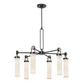 Wynwood 32-in Chandelier — Urban Bronze/Glossy Opal