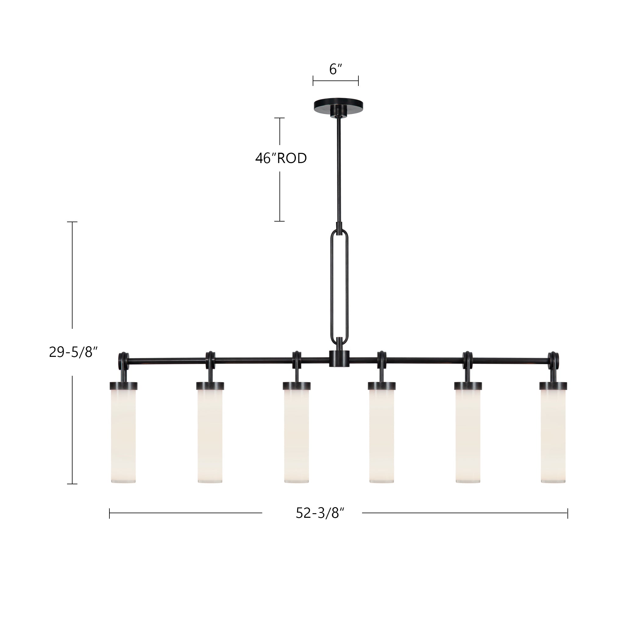 Wynwood 52-in Linear Pendant