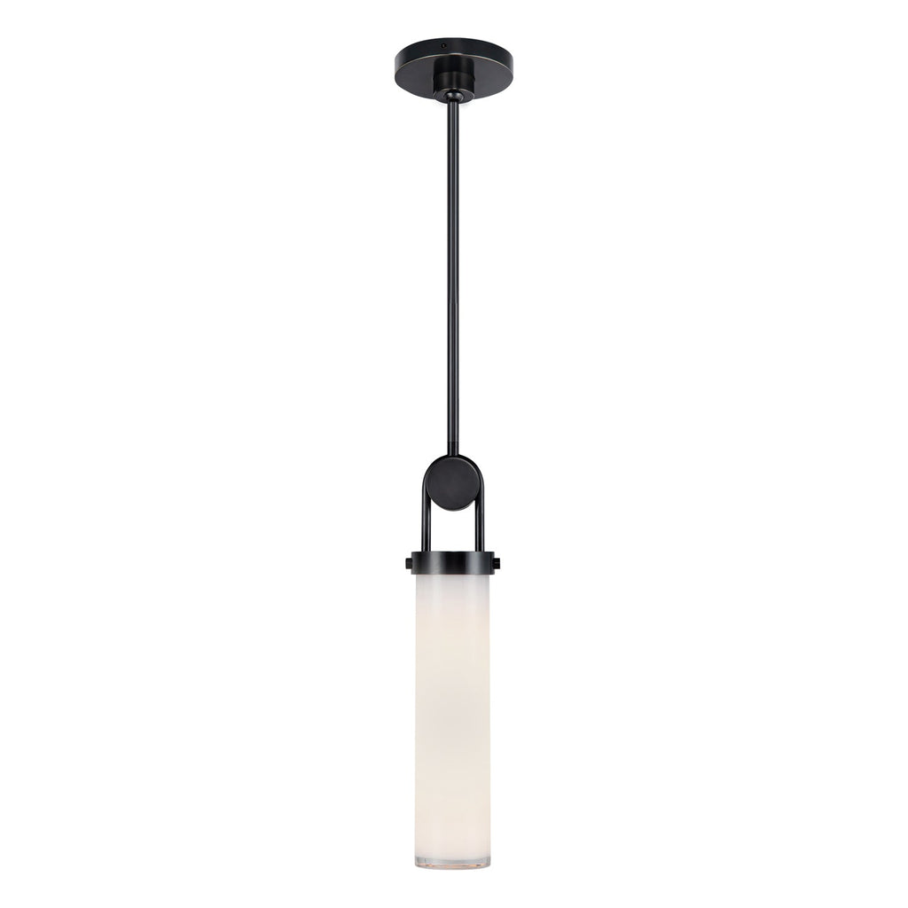 Wynwood 15-in Pendant — Urban Bronze/Glossy Opal