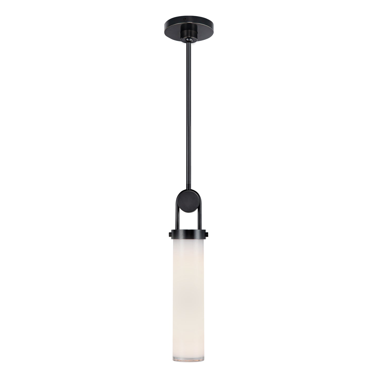Wynwood 15-in Pendant — Urban Bronze/Glossy Opal
