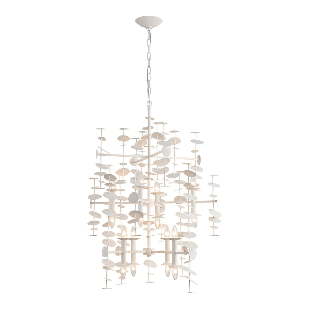Yukari 41-in Chandelier — Matte White