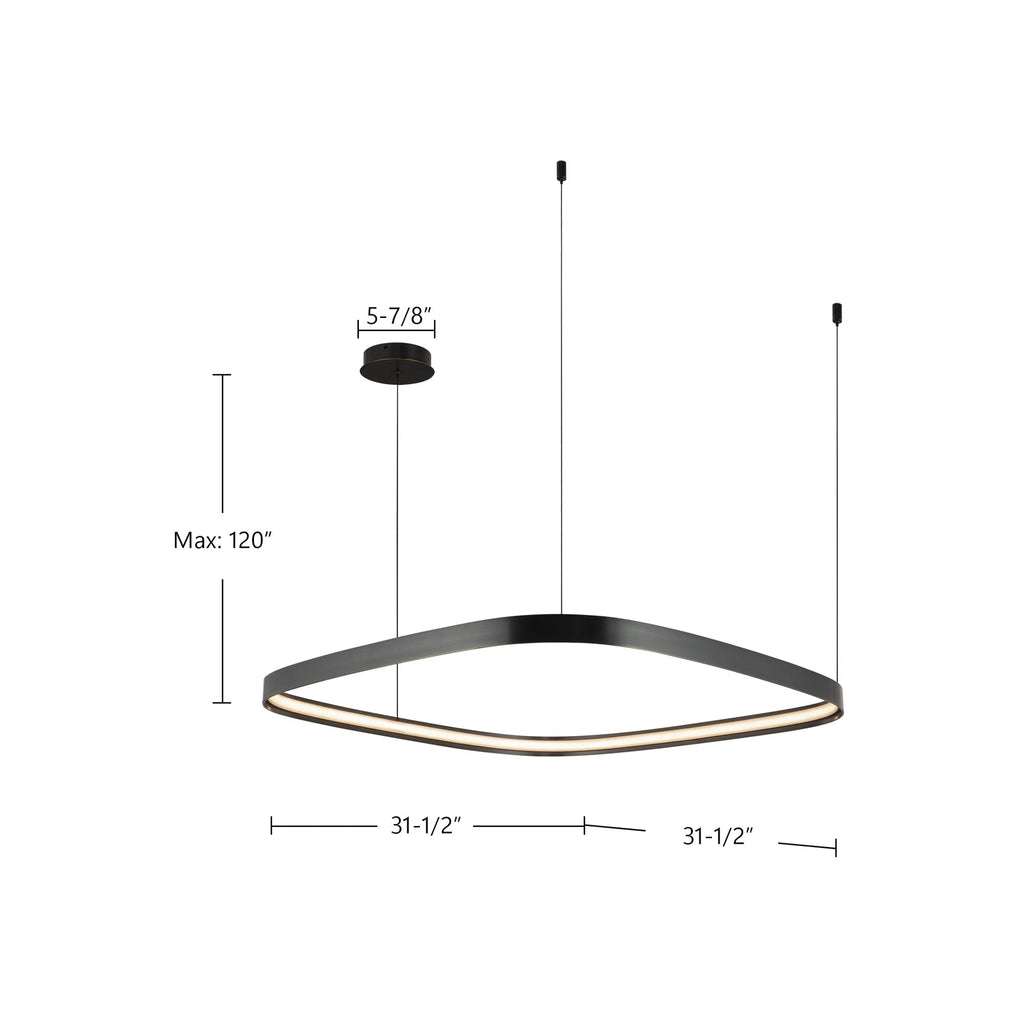 Yukon 31-in Pendant