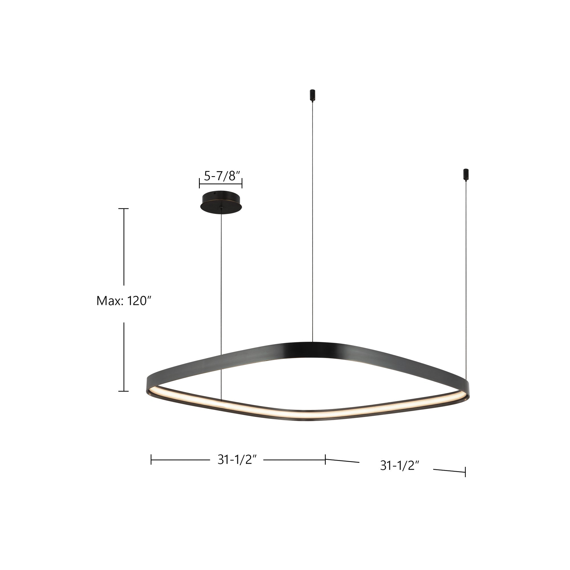 Yukon 31-in Pendant