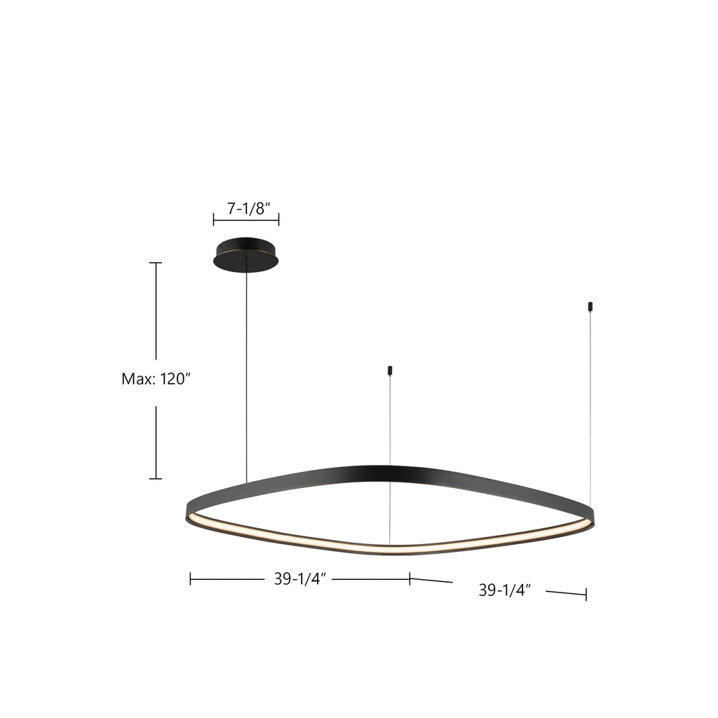 Yukon 40-in Pendant