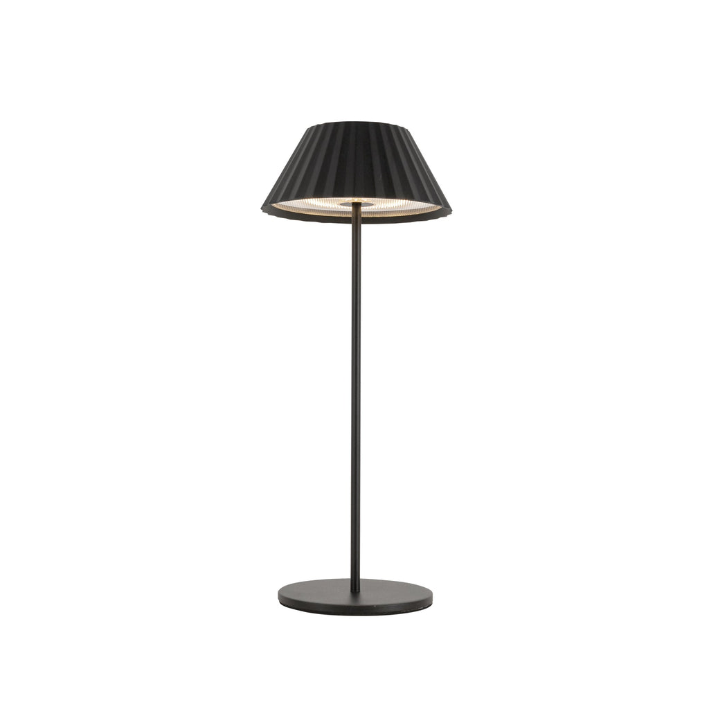 Zola 14-in Table Lamp — Black