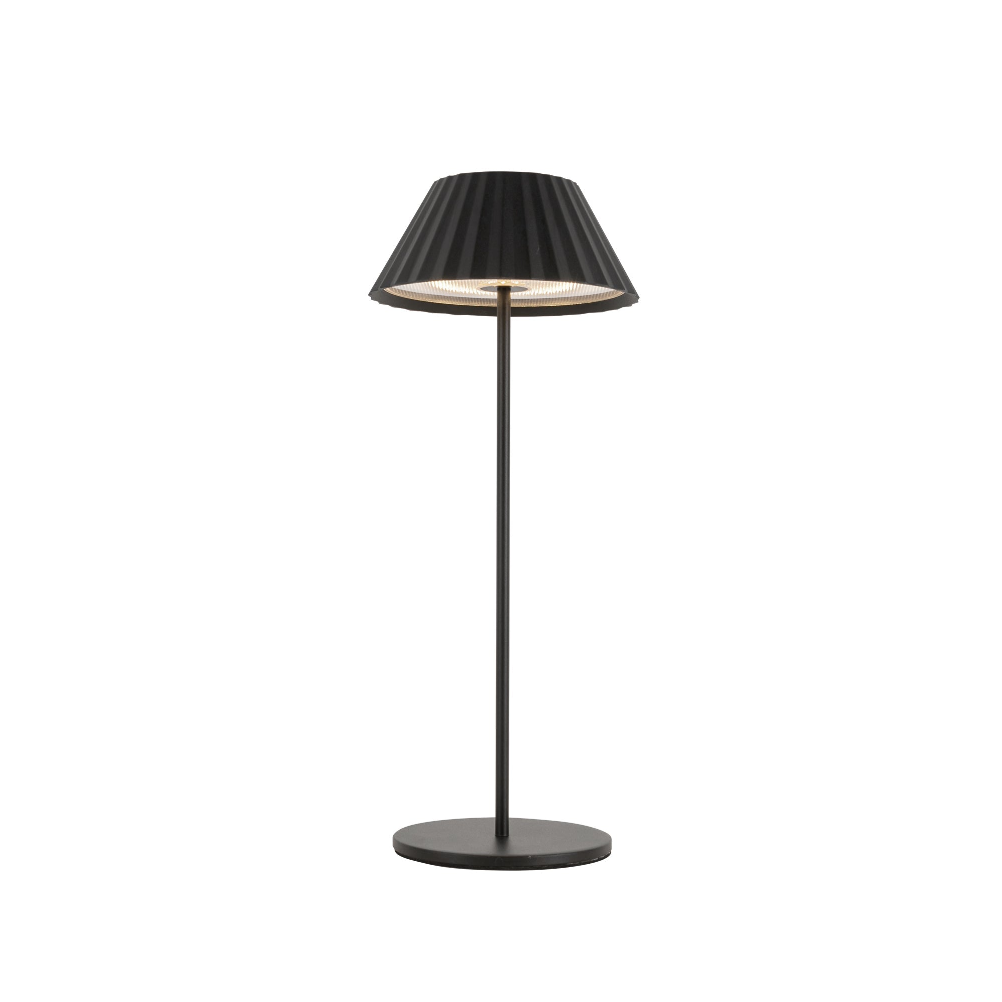 Zola 14-in Table Lamp — Black