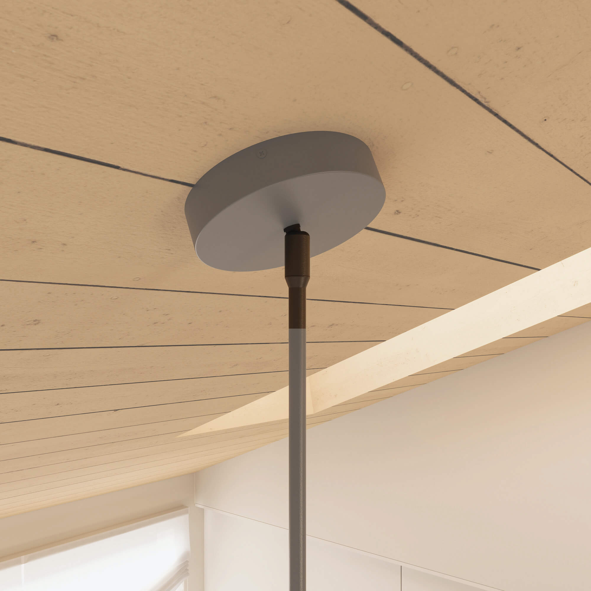 Sloped ceiling adaptor Powerstem  - Black