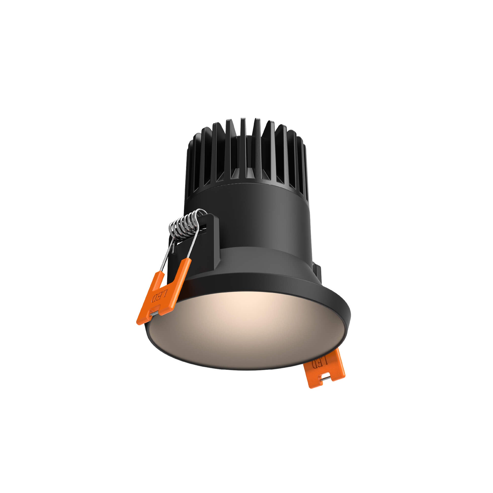 2in almost trimless downlight, 5CCT & Dim-To-Warm - Black