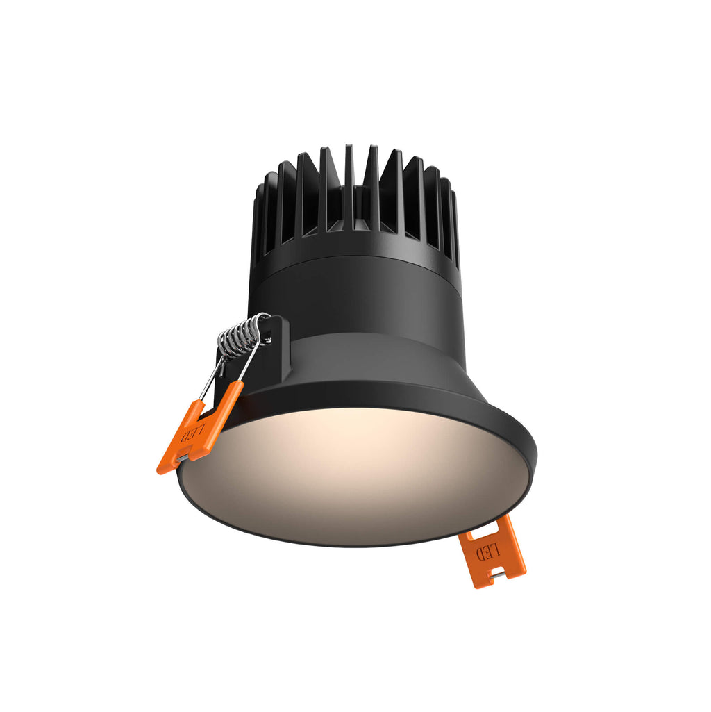 3in almost trimless downlight, 5CCT & Dim-To-Warm - Black
