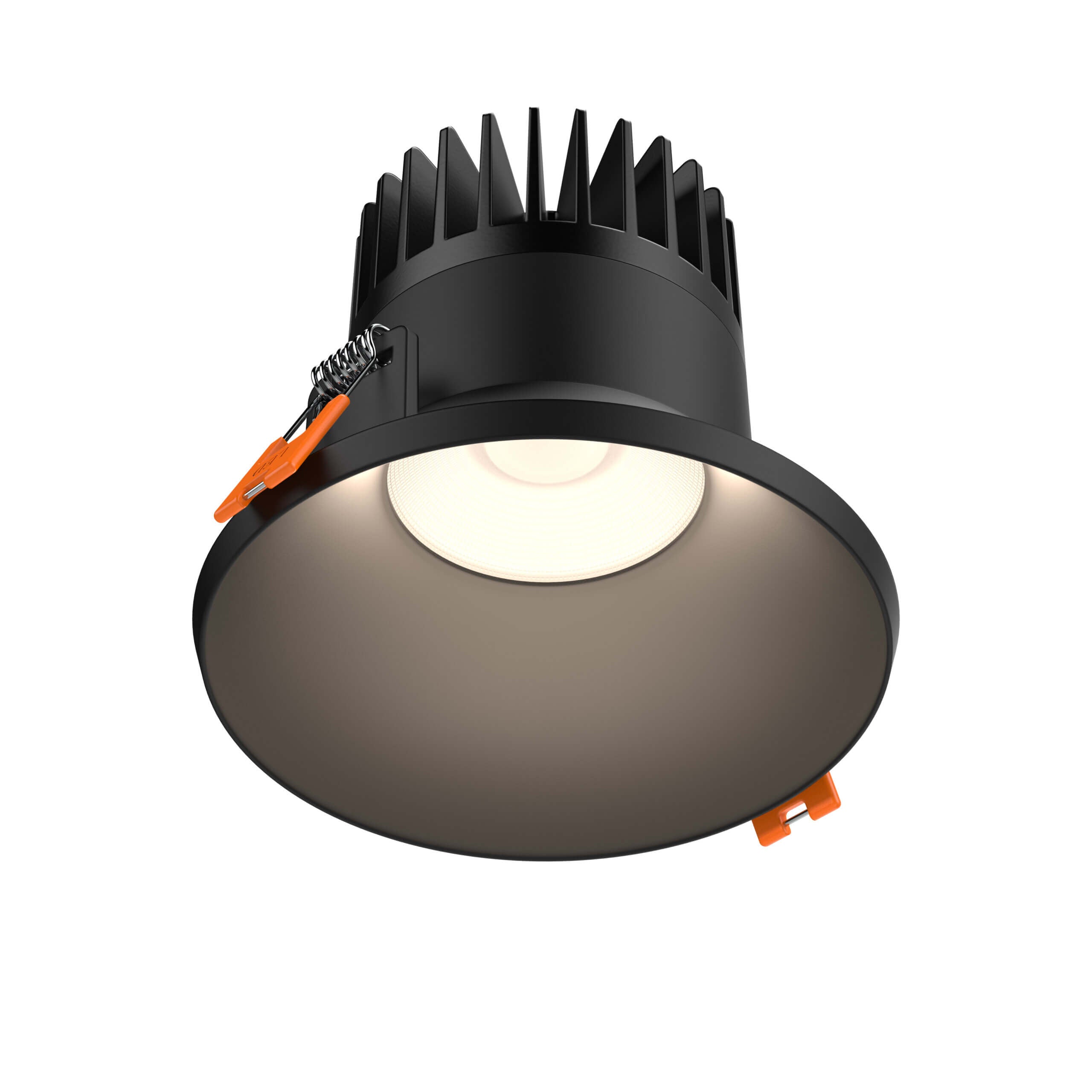 4in almost trimless downlight, 5CCT & Dim-To-Warm - Black