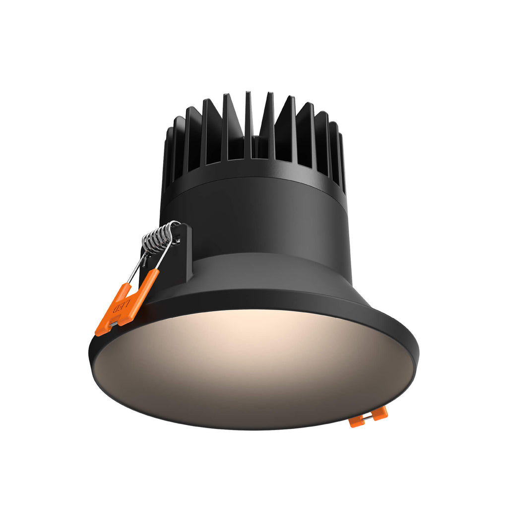4in almost trimless downlight, 5CCT & Dim-To-Warm - Black